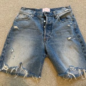 revice denim shorts